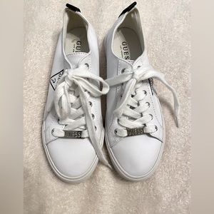 White Guess Tennis Shoes